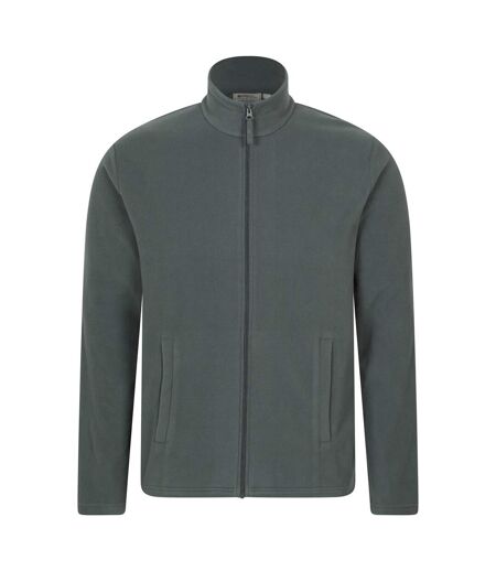 Mens Raso Full Zip Fleece Top Khaki Green Mountain Warehouse