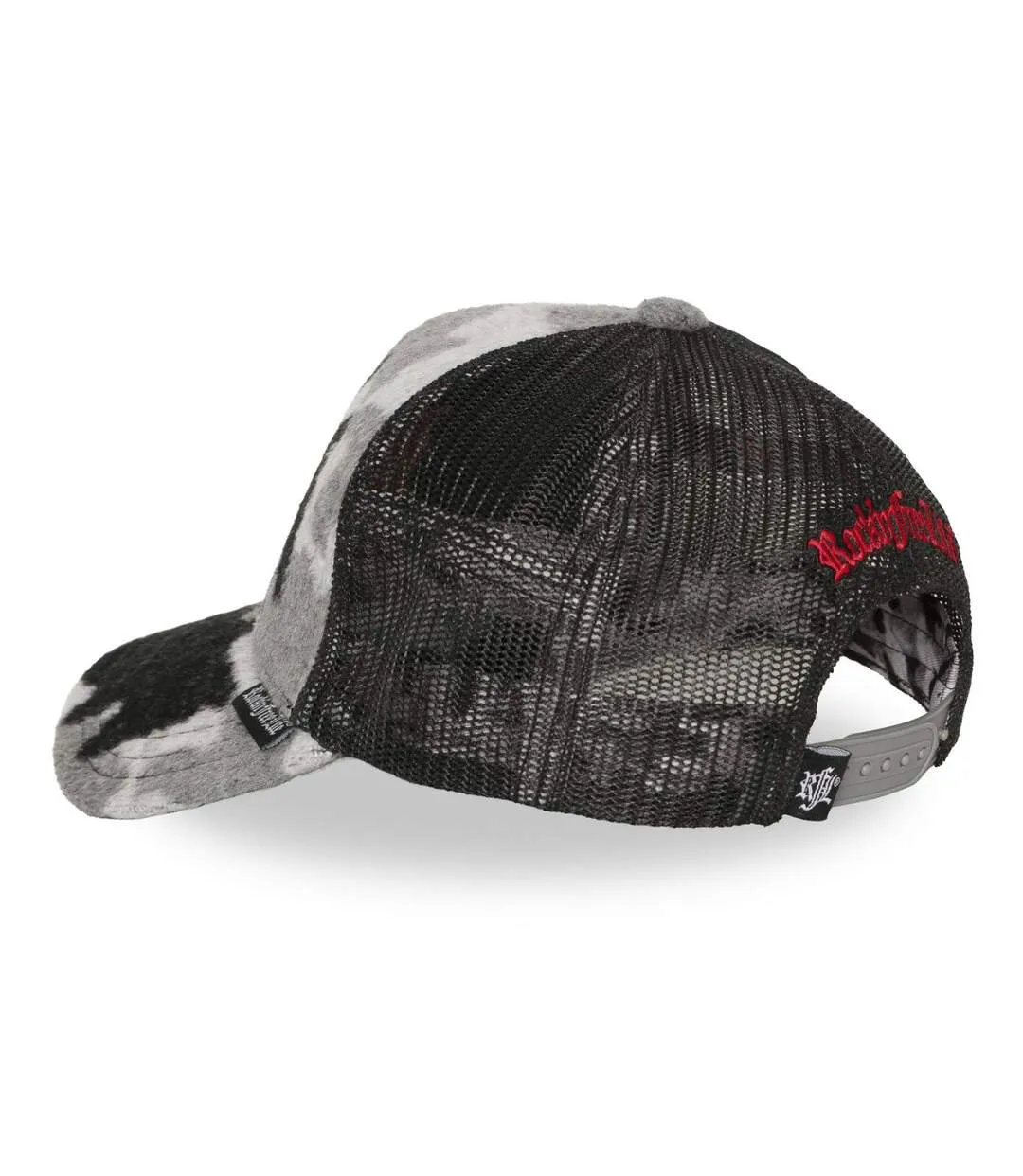 Casquette trucker imitation fourrure avec filet logo brodé Mountain Rock'n Free Life-5
