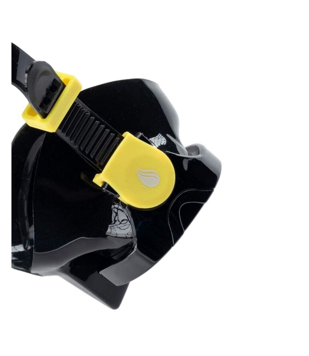 Masque De Plongée Naale Enfant Noir Jaune Aquawave-2
