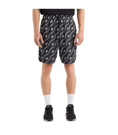 Mens jacquard shorts black Umbro