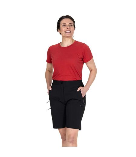 Ladies Knee Length Water Repellent Hiking Shorts with Zip Pockets