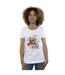Disney Femmes/Les femmes Lilo And Stitch Ohana Orange Hibiscus Cotton T-Shirt (Blanc) - UTBI25821-2