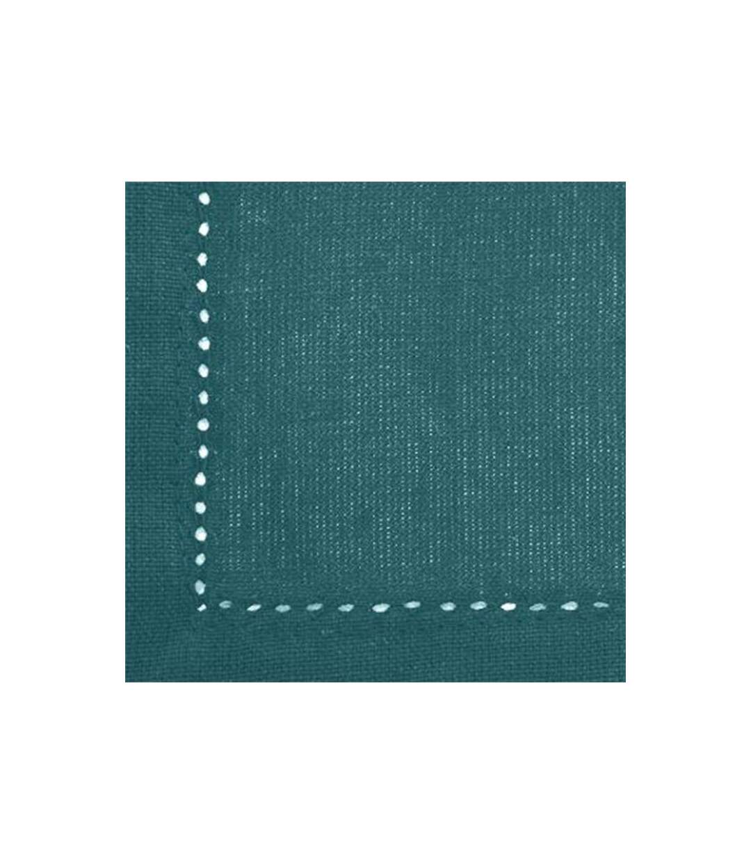 Nappe Rectangulaire Chambray 140x240cm Bleu-2