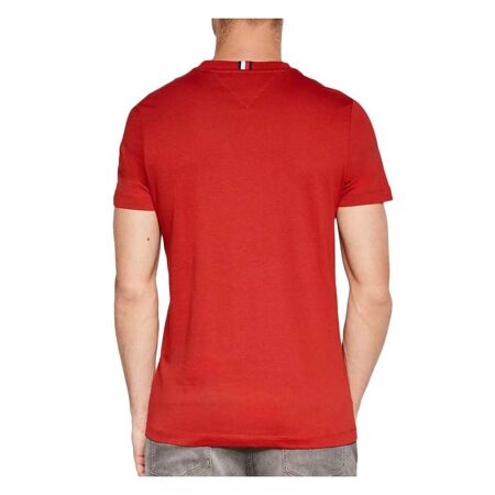 T-shirt Rouge Vif Homme Tommy Hilfiger Printed - 3XL