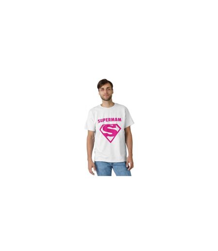 Mens Supermum Printed T-shirt White AWD