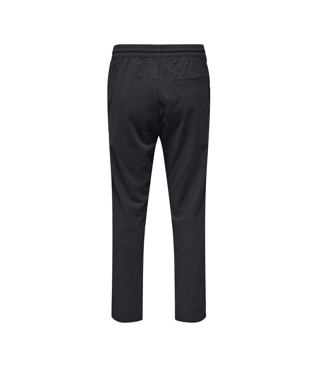Pantalon fluide noir homme only & sons capri-2