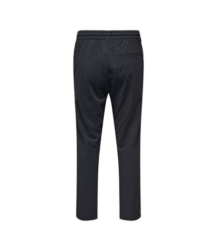 Pantalon fluide noir homme only & sons capri