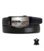 Ceinture homme cuir noir - Boucle automatique - Sophistication et confort-1
