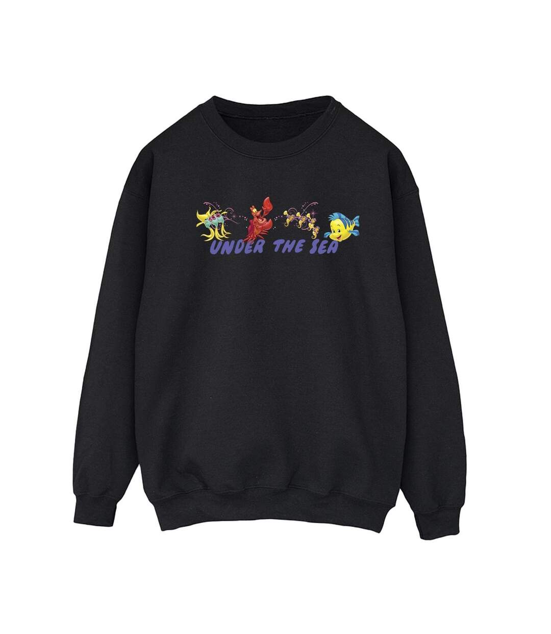 Disney - Sweat THE LITTLE MERMAID UNDER THE SEA - Femme (Noir) - UTBI23472-1