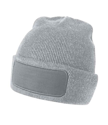 Bonnet Motif/style Uni Printers Gris Chiné Beechfield