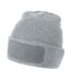 Bonnet Motif/style Uni Printers Gris Chiné Beechfield-2