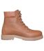 Womens/ladies Tami Leather Boots Tan Firetrap-1