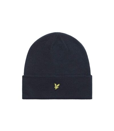 Mens logo beanie dark navy Lyle & Scott