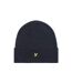 Mens logo beanie dark navy Lyle & Scott