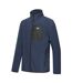 Veste Polaire À Col Montant Motif/style Détail Contrasté Frankie Homme Bleu Marine Noir Regatta-4