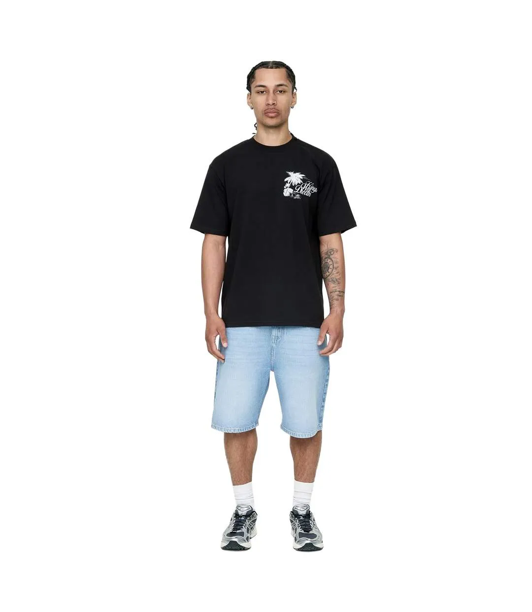 T-shirt Studio Hotel Tropicana Homme Noir Kings Will Dream-4