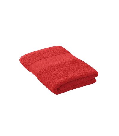 Terry organic cotton towel red MidOcean