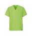 Unisex Adult Work Tunic Lemon Green Exner-1