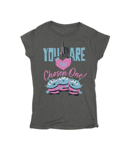 Disney Womens/Ladies Toy Story You Are The Chosen One Cotton T-Shirt (Charbon de bois) - UTBI44478