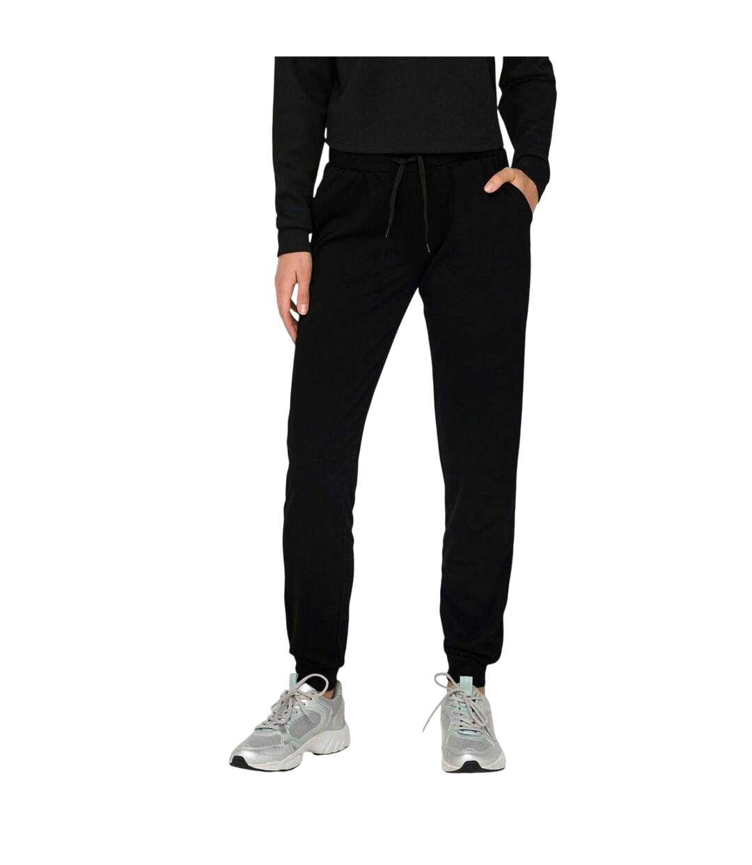 Pantalon De Jogging Femme Noir Rouge Only Play-3