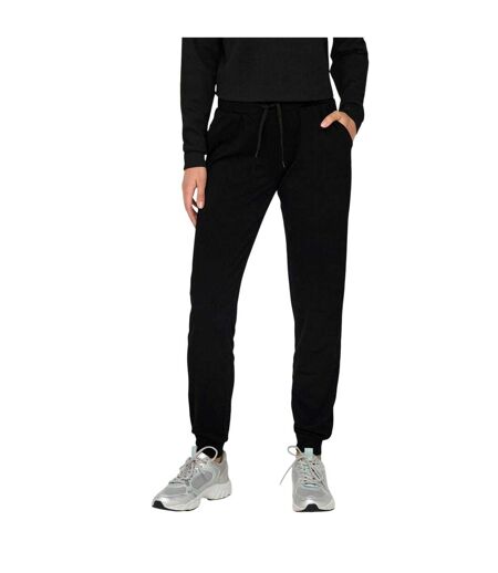 Pantalon De Jogging Femme Noir Rouge Only Play