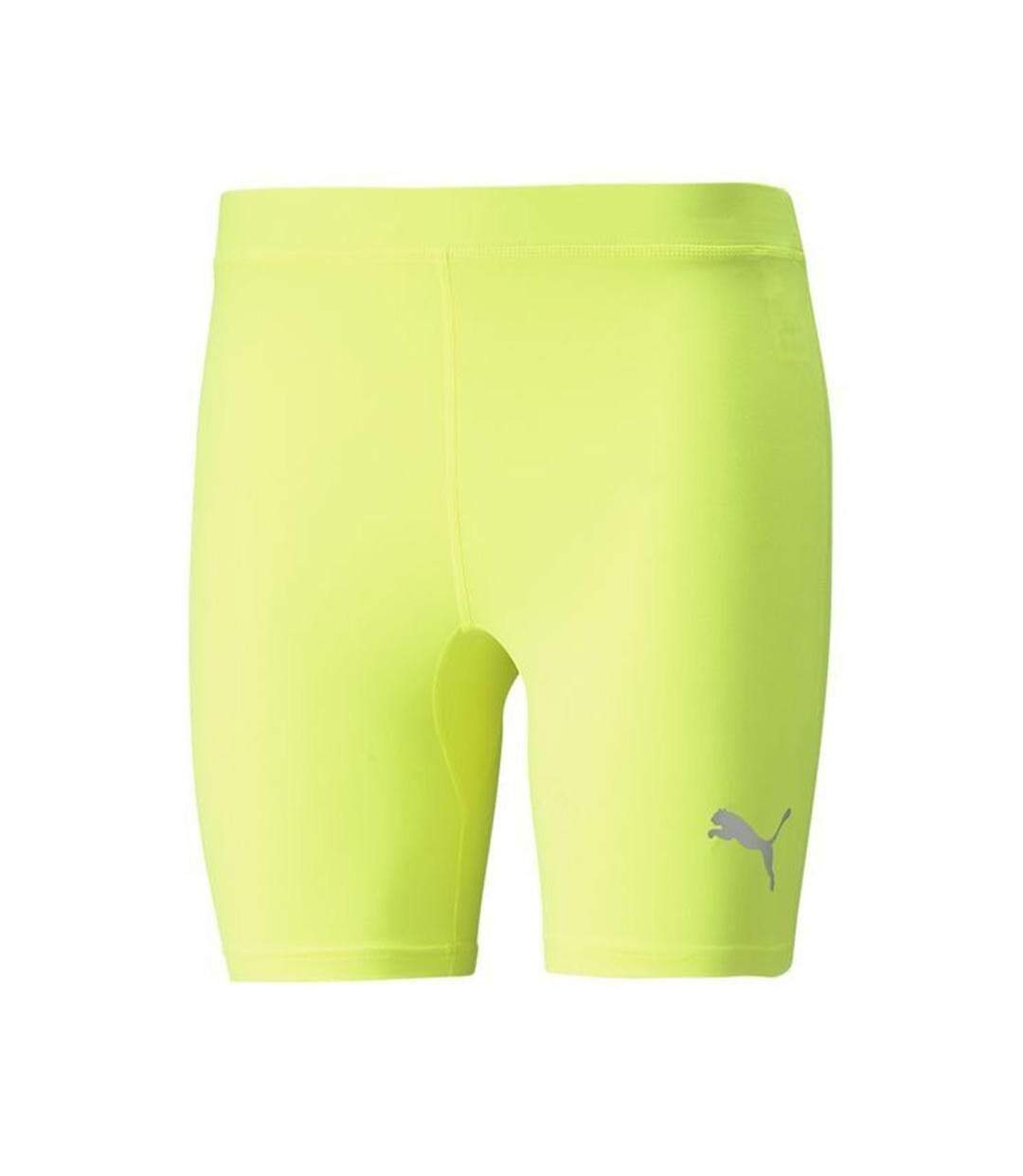 Short de compression jaune homme puma basela-1