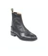 Moretta Womens/Ladies Viviana Zip Leather Paddock Boots (Black) - UTER668