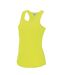AWDis Cool Womens/Ladies Moisture Wicking Girlie Tank Top (Electric Yellow) - UTPC5891