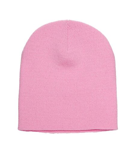 Yupoong Flexfit Unisex Heavyweight Standard Beanie Winter Hat (Baby Pink)