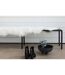 Tapis Imitation Fourrure Katy 55x180cm Blanc-5