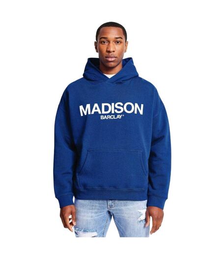 Mens Oversized Hoodie Indigo Blue Madison Barclay