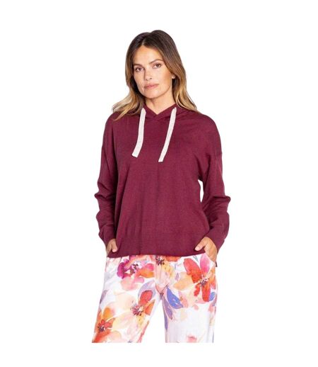 Sweat À Capuche Avec Cordons Femme Bordeaux PJ Salvage