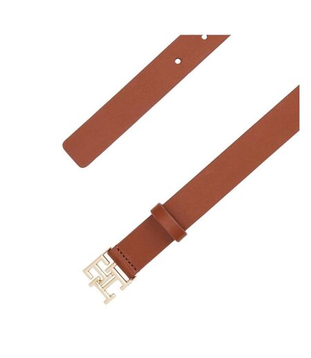 Ceinture camel femme tommy hilfiger th logo 2.5