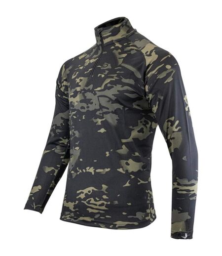 Haut De Sport Motif/style Camouflage Armour Homme Noir Viper