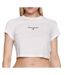 T-shirt Blanc Femme Tommy Jeans Bby Crp Essential - M