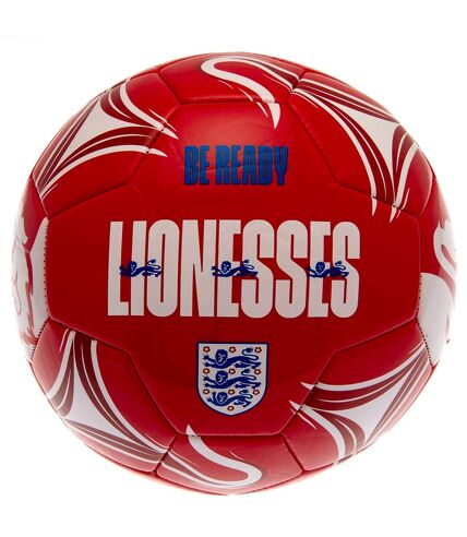 England Lionesses - Ballon de foot (Rouge / Blanc) (Taille 5) - UTTA10263