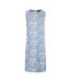 Womens/ladies adenea jersey shift dress blue mirage Weird Fish-1