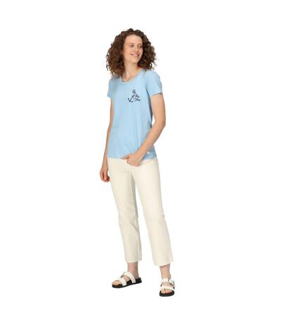 T-shirt Filandra By The Sea Femme Bleu Pâle Regatta