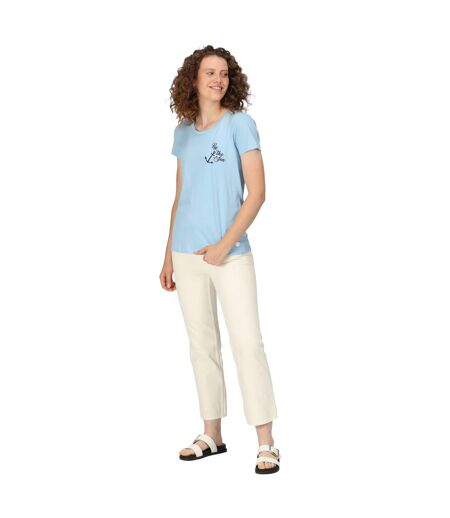 T-shirt Filandra By The Sea Femme Bleu Pâle Regatta