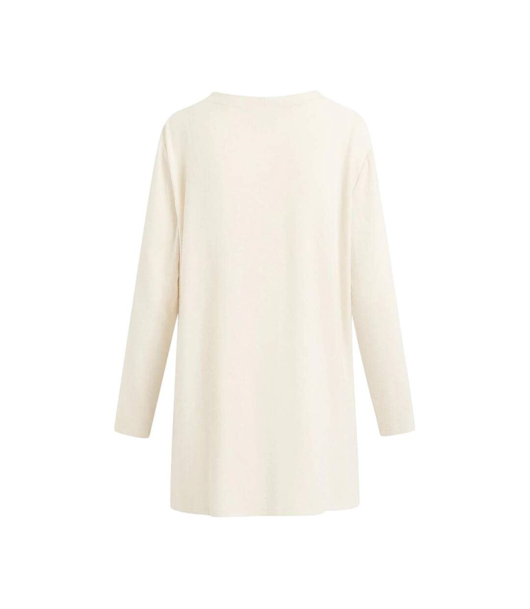 Womens/ladies Plain Cardigan Beige Melange CCDK Copenhagen-3