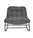 Fauteuil à bascule TENERIFE - Anthracite-3