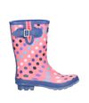 Cotswold Womens/Ladies Paxford Elasticated Mid Calf Wellington Boot (Pink/Multi Spot) - UTFS6025