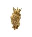 Statue Roi Lion Shant 74cm Or-4
