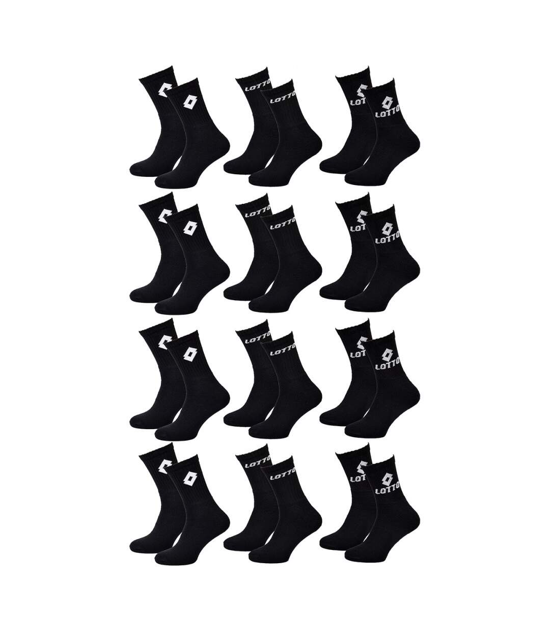 Chaussettes Homme LOTTO - Pack de 12-1