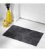 Tapis d'Entrée à Motifs Palmeraie 45x75cm Noir-3