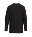 Portwest Mens Long-Sleeved T-Shirt (Black)