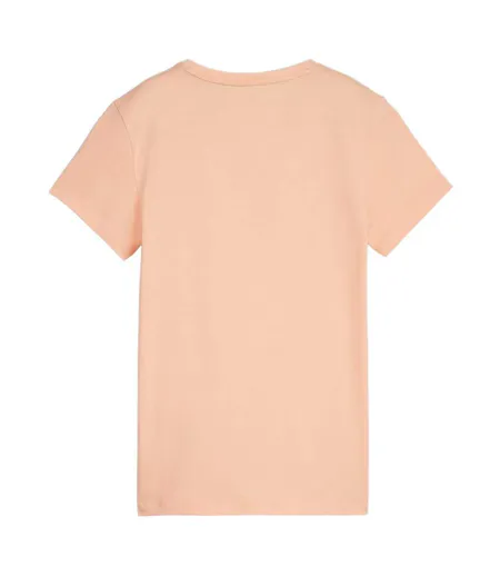 T-shirt Motif/style Logo Essential Femme Orange Puma