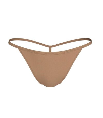 String camel femme calvin klein jeans wine - l