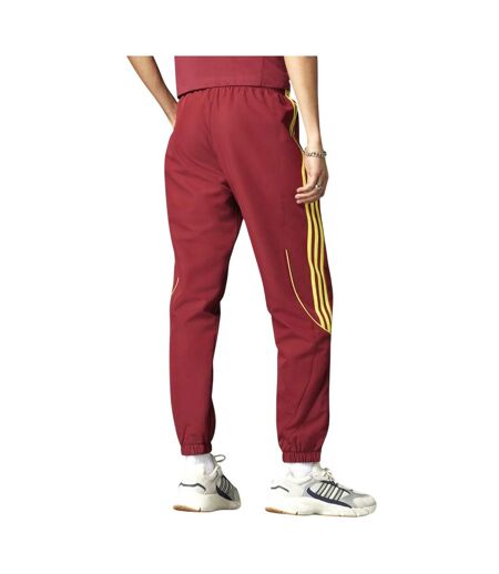 Mens Arsenal Fc Tracksuit Bottoms Dark Maroon Adidas