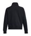 Womens/ladies Rival Half Zip Sweatshirt Black Under Armour-3